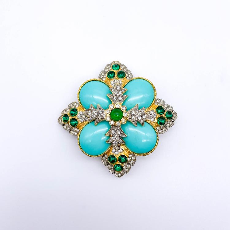 Hauptbild zu Objekt, Vintage brooch, Lane, Kenneth Jay, 166O 90