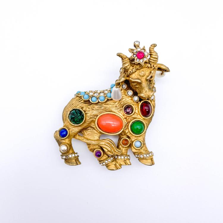 Hauptbild zu Objekt, Vintage brooch, Lane, Kenneth Jay, 166O 96