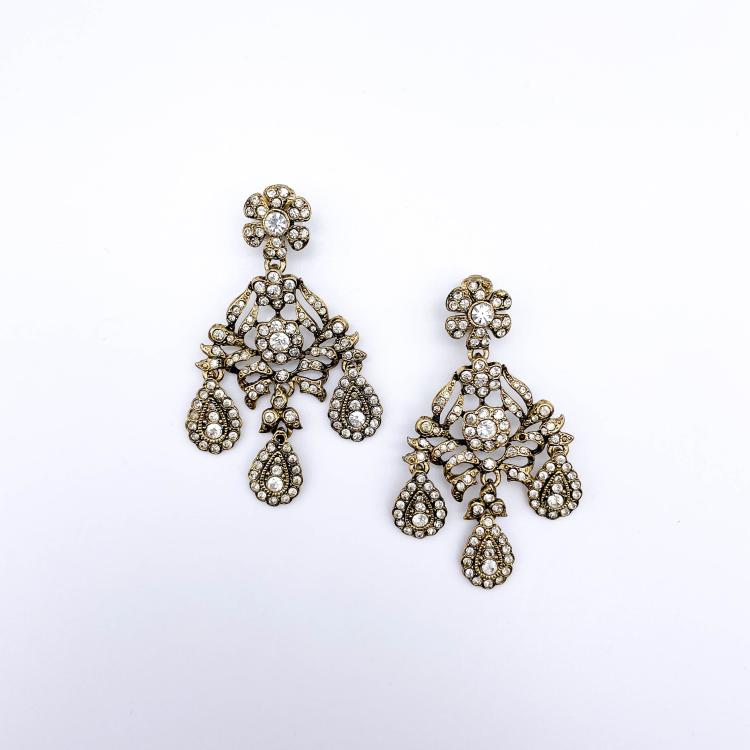 Hauptbild zu Objekt, Vintage clip earrings, Lane, Kenneth Jay, 166O 103