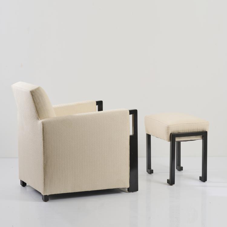 Bild 3 zu Objekt, Armchair with ottoman, c. 1930, Christian, Lyon Krass, Krass, Christian, Lyon, 165C 449