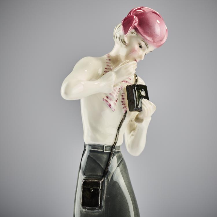 Bild 4 zu Objekt, Modedame, um 1930, Hertwig & Co., Katzh&uuml;tte, 165D 528