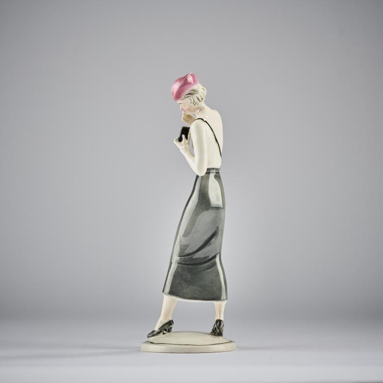 Bild 6 zu Objekt, Modedame, um 1930, Hertwig & Co., Katzh&uuml;tte, 165D 528