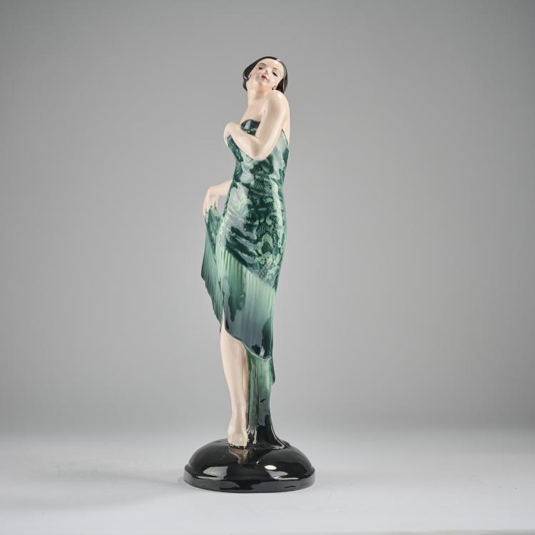 Bild 2 zu Objekt, 'Spanish Shawl', 1928/29, Josef Lorenzl, Goldscheider, Wien, 165D 516