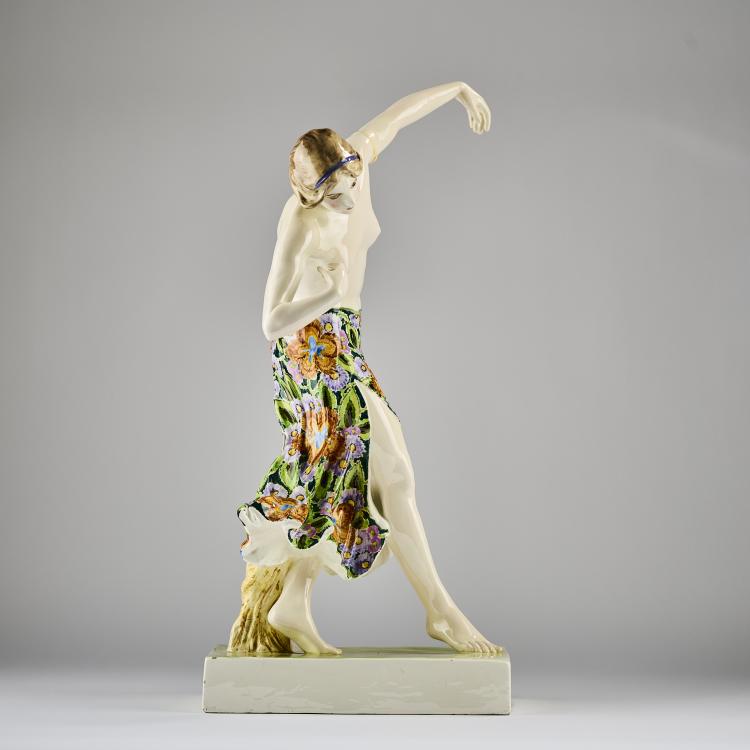 Bild 3 zu Objekt, 'Dancer in Motion', 1908/09, Erich Schmidt-Kestner, Goldscheider, Wien, 165D 523