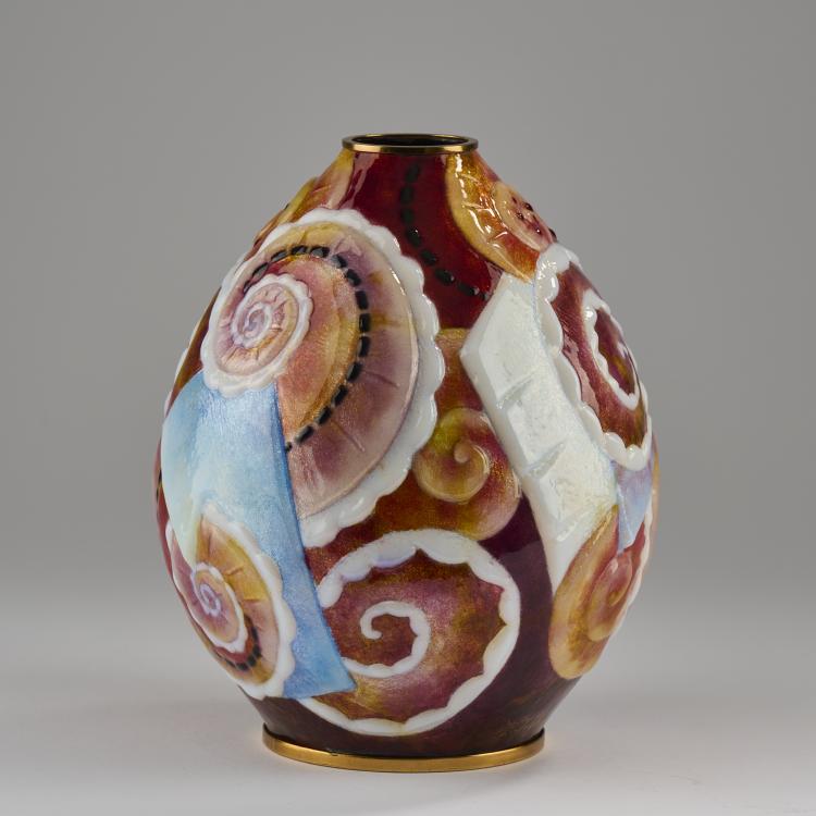 Bild 1 zu Objekt, Vase 'Spirales', 1980s, Mauricette Pinoteau, Pinoteau, Mauricette, Limoges, 165D 584