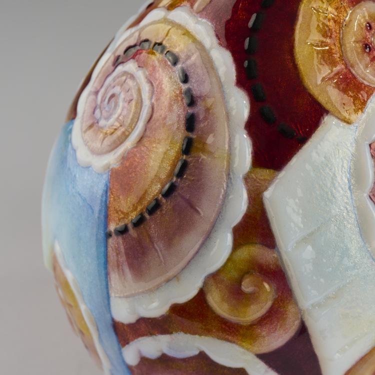 Bild 2 zu Objekt, Vase 'Spirales', 1980s, Mauricette Pinoteau, Pinoteau, Mauricette, Limoges, 165D 584
