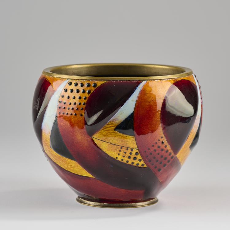 Hauptbild zu Objekt, Cachepot, before 1936, Jules Robert Sarlandie, Sarlandie, Jules, Limoges, 165D 587