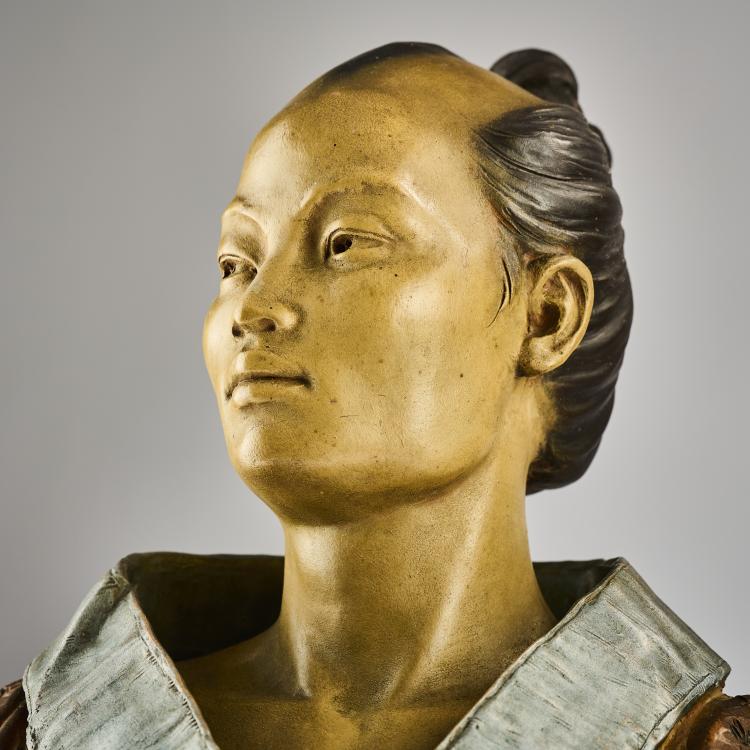 Bild 2 zu Objekt, Samurai bust, c. 1890, Ren&eacute; Charles Masse, Masse, Ren&eacute; Charles, 165D 540