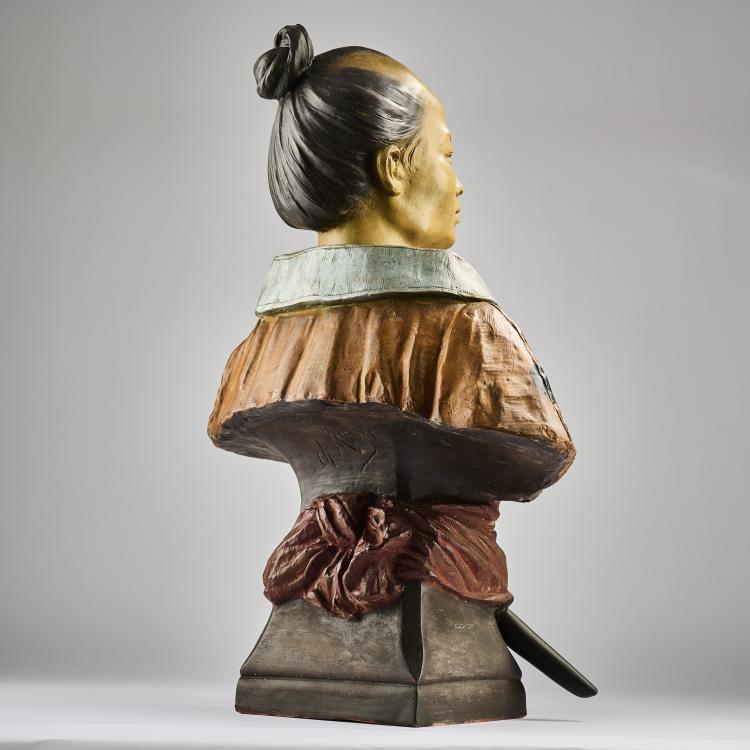 Bild 4 zu Objekt, Samurai bust, c. 1890, Ren&eacute; Charles Masse, Masse, Ren&eacute; Charles, 165D 540