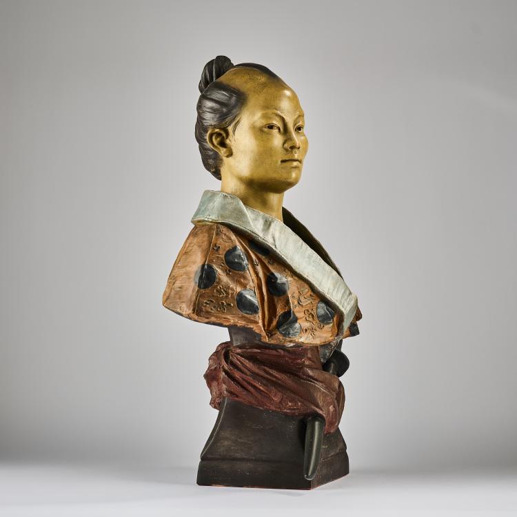 Bild 7 zu Objekt, Samurai bust, c. 1890, Ren&eacute; Charles Masse, Masse, Ren&eacute; Charles, 165D 540