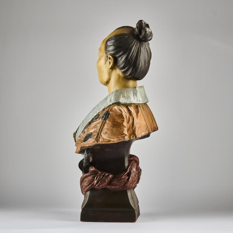 Bild 9 zu Objekt, Samurai bust, c. 1890, Ren&eacute; Charles Masse, Masse, Ren&eacute; Charles, 165D 540