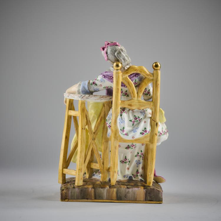 Bild 3 zu Objekt, 'Schlafende Louise' - 'Louise le d&eacute;serteur', 1774, Michel Victor Acier, Meissen, KPM, 165D 543