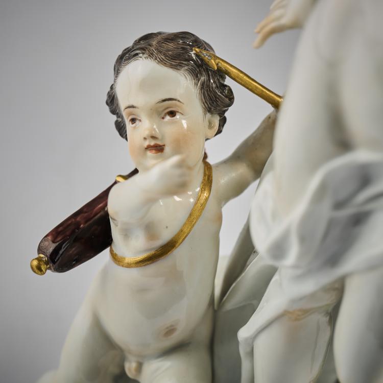 Bild 7 zu Objekt, 'Venus und Amor', 1750, Friedrich Elias Meyer, Meissen, KPM, 165D 548