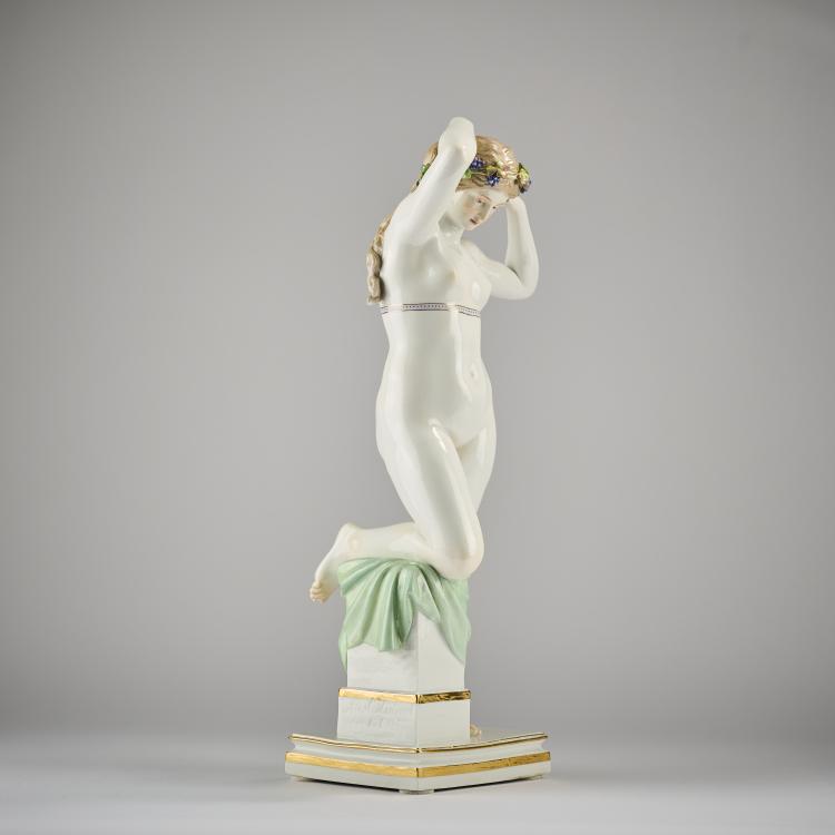 Bild 2 zu Objekt, 'Bacchantin', 1877, Ernst Julius H&auml;hnel, Meissen, KPM, 165D 550