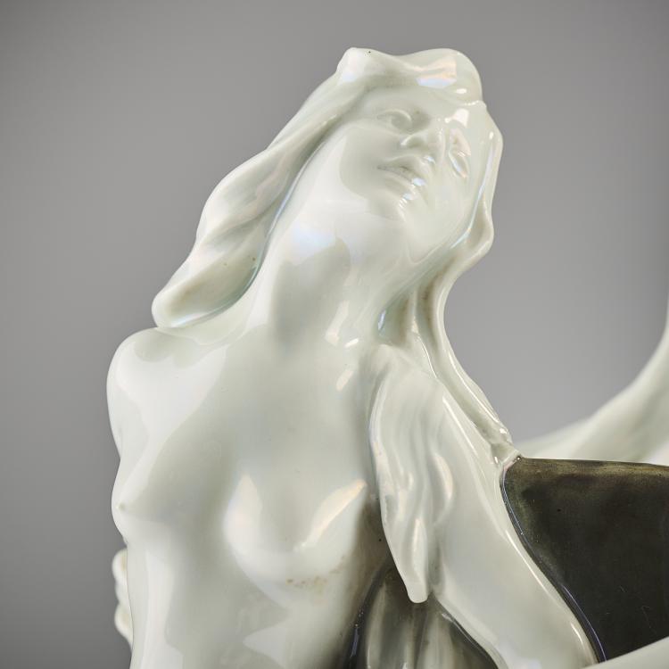 Bild 4 zu Objekt, Vase mit Nymphen, 1900, Adolf Oppel, Bauer, Rosenthal & Co., Kronach, 165D 482