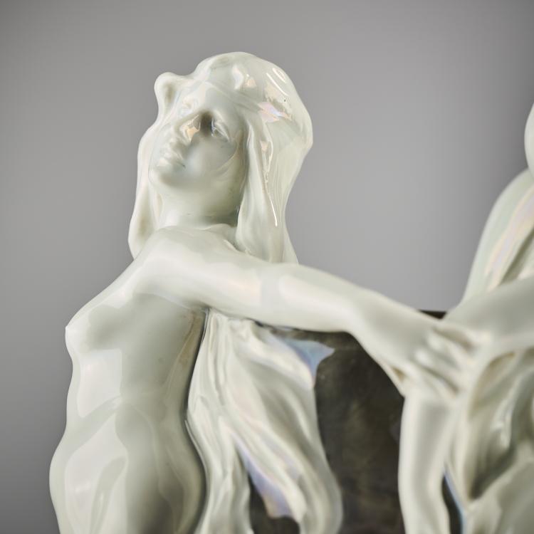 Bild 6 zu Objekt, Vase mit Nymphen, 1900, Adolf Oppel, Bauer, Rosenthal & Co., Kronach, 165D 482