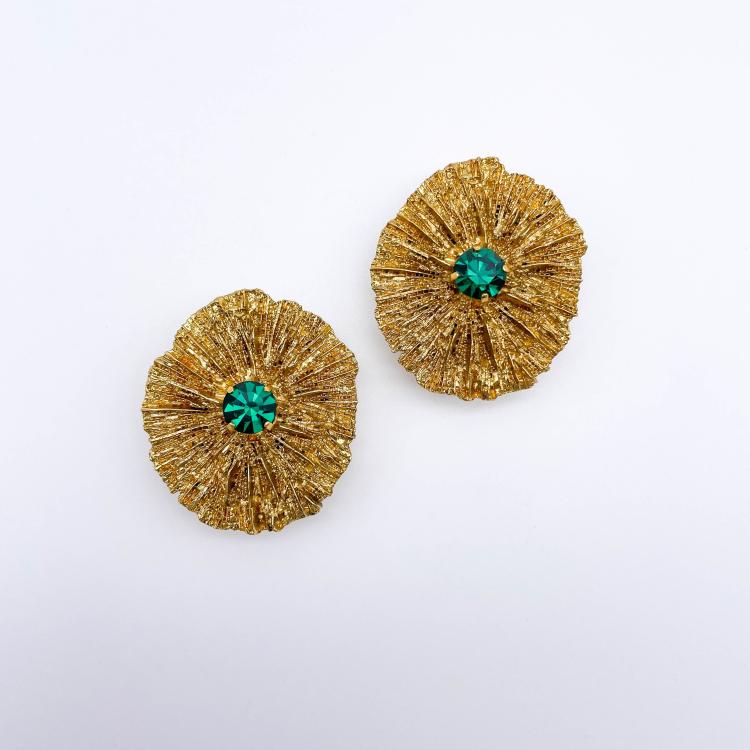 Hauptbild zu Objekt, Vintage clip earrings, Saint Laurent, Yves, Paris, 166O 159