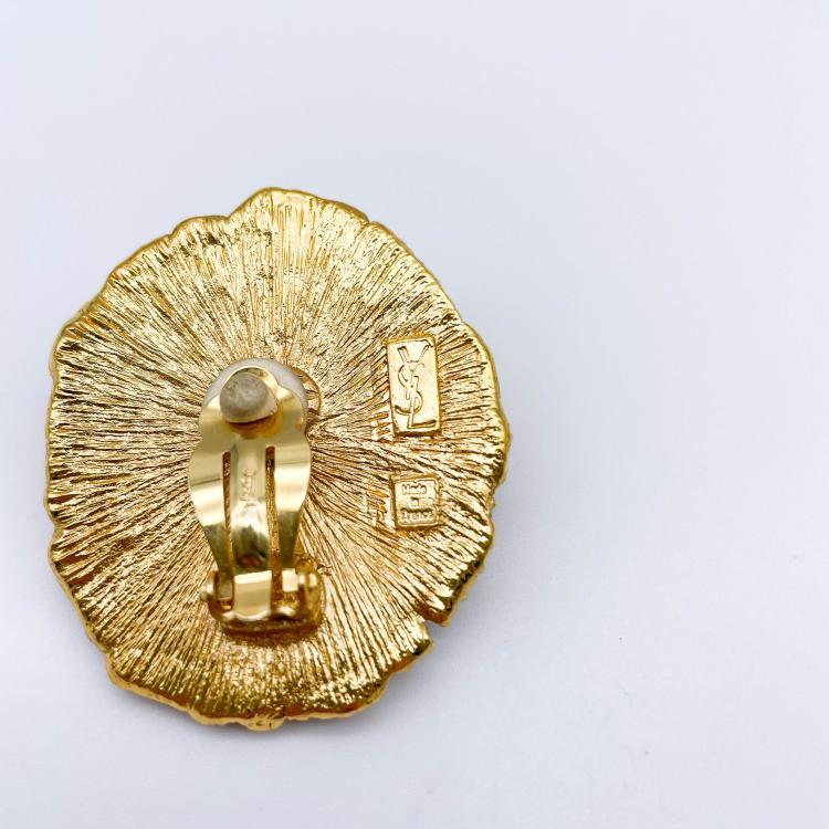 Bild 1 zu Objekt, Vintage clip earrings, Saint Laurent, Yves, Paris, 166O 159