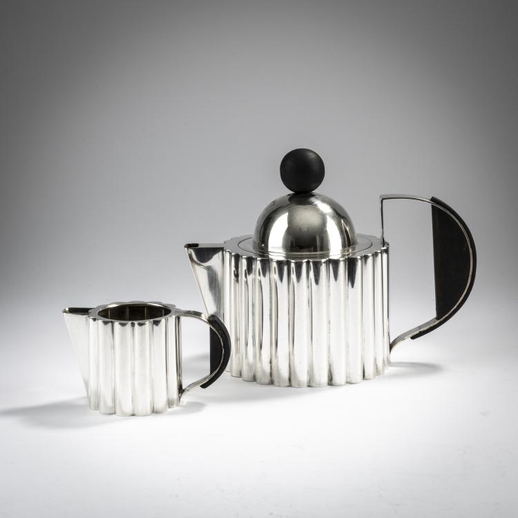 Hauptbild zu Objekt, Teapot with Creamer, 1904, Josef Hoffmann, Wiener Werkst&auml;tte, 166A 8