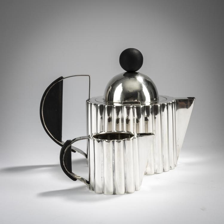 Bild 2 zu Objekt, Teapot with Creamer, 1904, Josef Hoffmann, Wiener Werkst&auml;tte, 166A 8