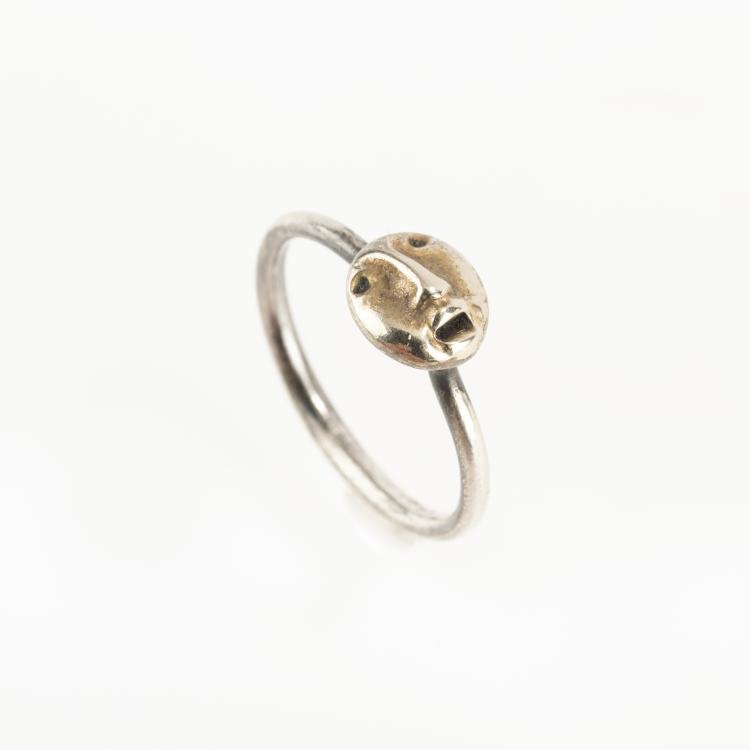 Hauptbild zu Objekt, Ring with face, 1960s, Hubertus von Skal, 166C 425