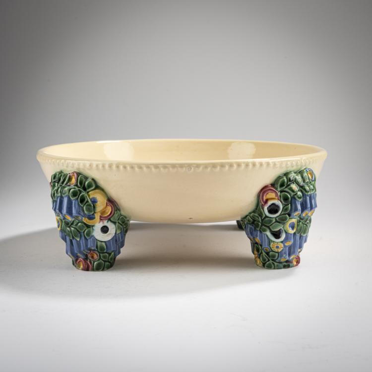 Hauptbild zu Objekt, Bowl, 1911/12, Bertold L&ouml;ffler,Michael Powolny, Vereinigte Wiener und Gmundner Keramik, 165C 439