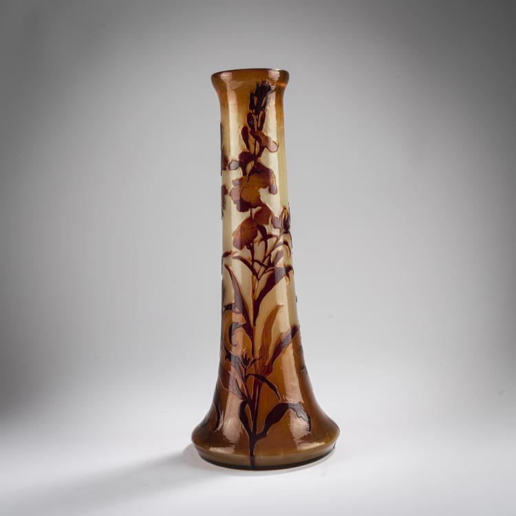 Bild 1 zu Objekt, Tall 'Bonheur' vase, c. 1900, Emile Gall&eacute;, Gall&eacute;, Nancy, 165B 155