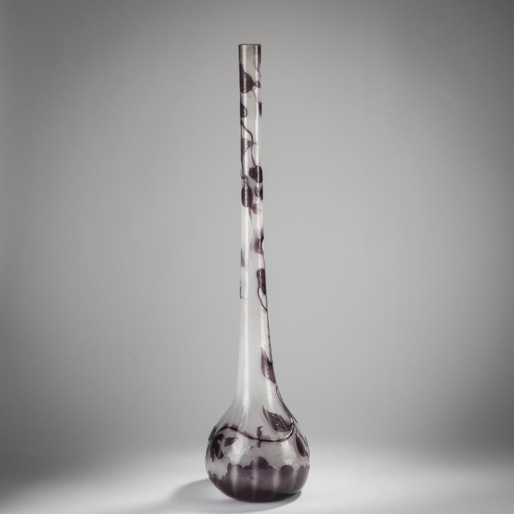 Bild 3 zu Objekt, Tall 'Clematites' vase, c. 1900, Emile Gall&eacute;, Gall&eacute;, Nancy, 165B 156