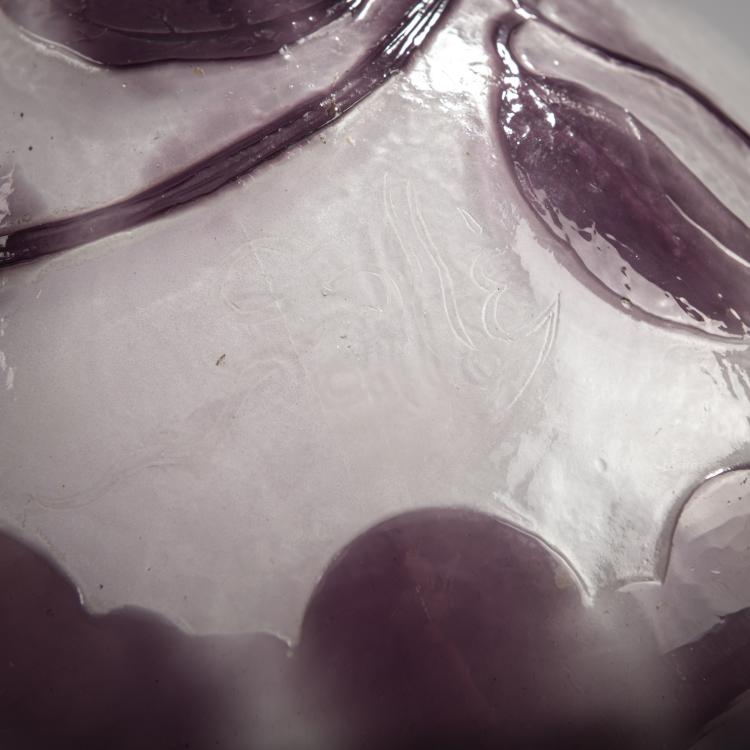 Bild 4 zu Objekt, Tall 'Clematites' vase, c. 1900, Emile Gall&eacute;, Gall&eacute;, Nancy, 165B 156