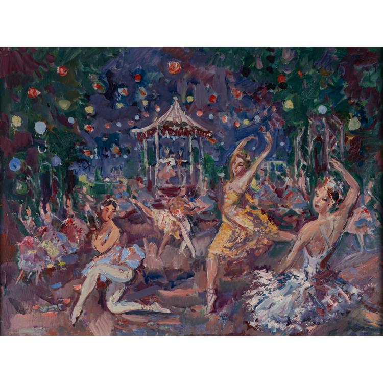Hauptbild zu Objekt, Ballet dancers, probably 1950s, Wilhelm Kaufmann, 166B 318