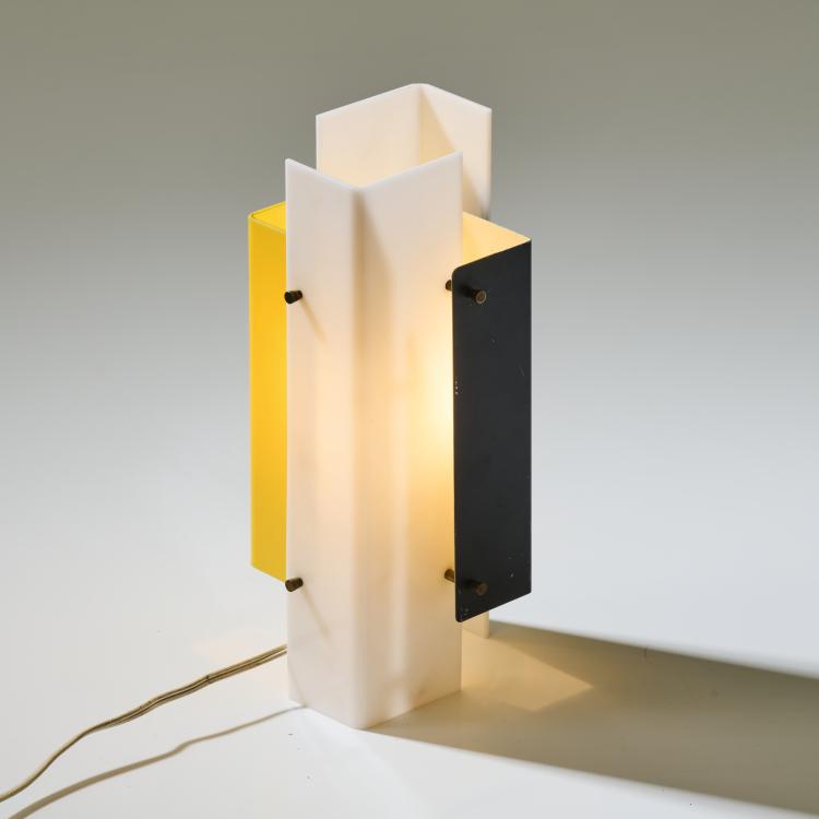 Bild 1 zu Objekt, '316' table light, c. 1955, Jean Boris Lacroix, Luminalite, Paris, 166A 111