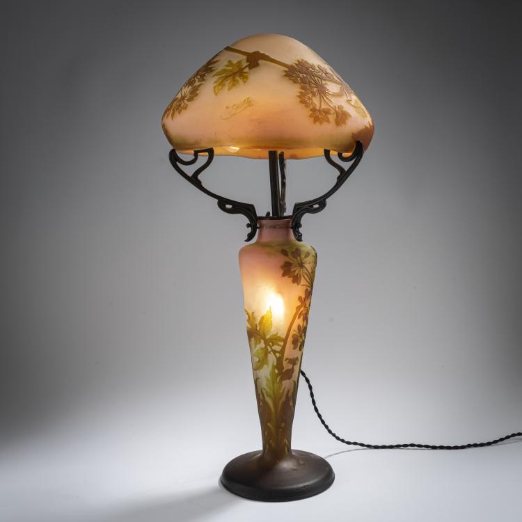 Bild 1 zu Objekt, Tischleuchte 'Ombelles', 1905-08, Emile Gall&eacute;, Gall&eacute;, Nancy, 165B 160