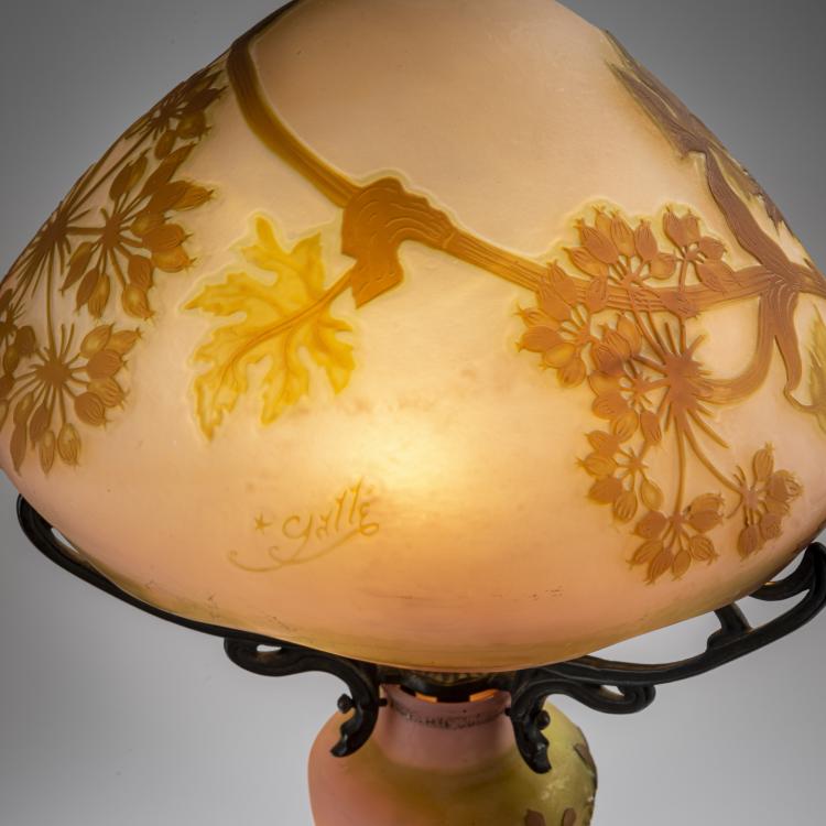 Bild 3 zu Objekt, Tischleuchte 'Ombelles', 1905-08, Emile Gall&eacute;, Gall&eacute;, Nancy, 165B 160