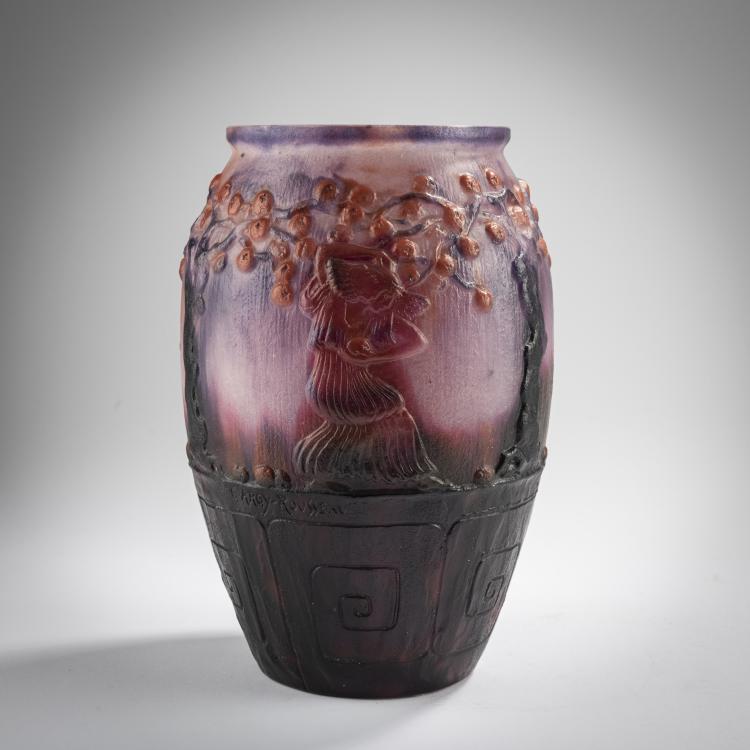 Bild 1 zu Objekt, Vase 'Le Jardin des H&eacute;sperides', 1926, Gabriel Argy-Rousseau, Argy-Rousseau, Gabriel, Paris, 165B 71