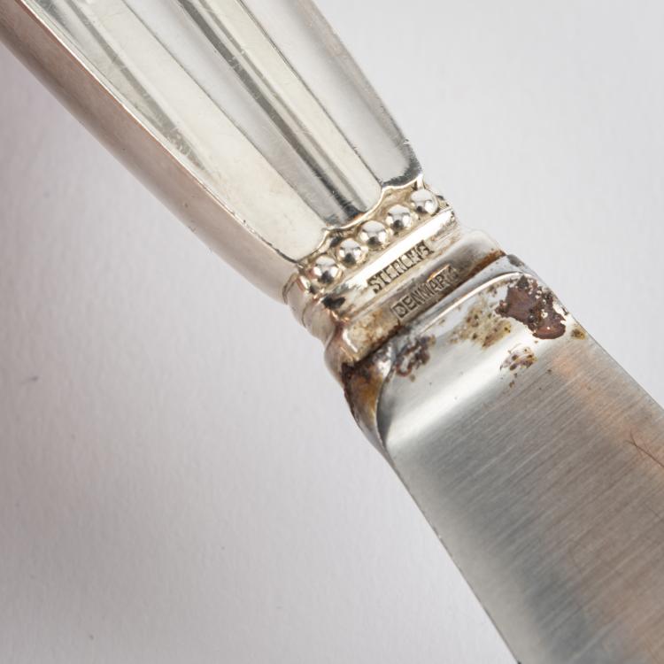 Bild 4 zu Objekt, 'Konge' - 'Acorn' silverware, 1915, Johan Rohde, Jensen, Georg, 165C 346