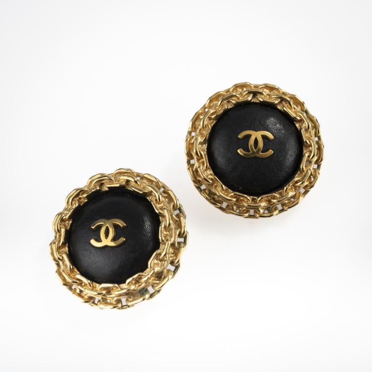 Hauptbild zu Objekt, Paar Ohrclips, 1980er Jahre, Chanel, Paris, 166D 576