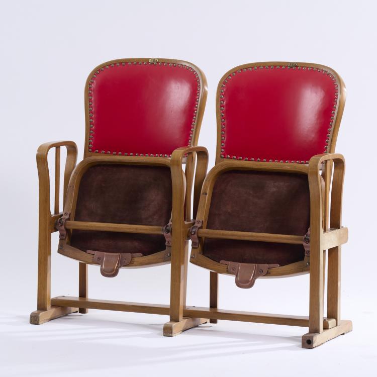 Hauptbild zu Objekt, Theater bench, 1930s, &Ouml;sterreich, 167B 366