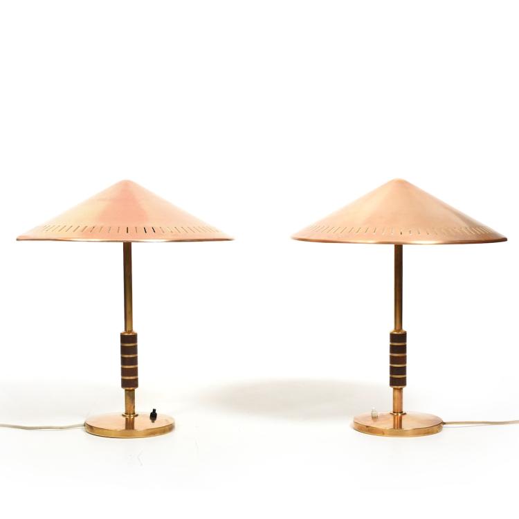 Hauptbild zu Objekt, 2 'Governor' table lights, 1956, Bent Karlby, Lyfa, Ballerup, 166A 133