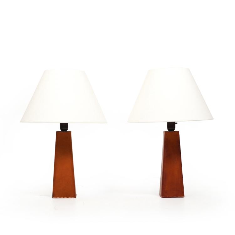 Hauptbild zu Objekt, Two table lamps, 1960s, Lisa Johansson-Pape, Illums Bolighus, Kopenhagen, 166A 137
