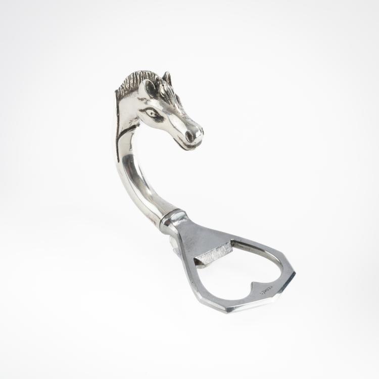 Hauptbild zu Objekt, Flaschen&ouml;ffner mit Pferdekopf, 1970er Jahre, Herm&egrave;s, Paris, 166D 557