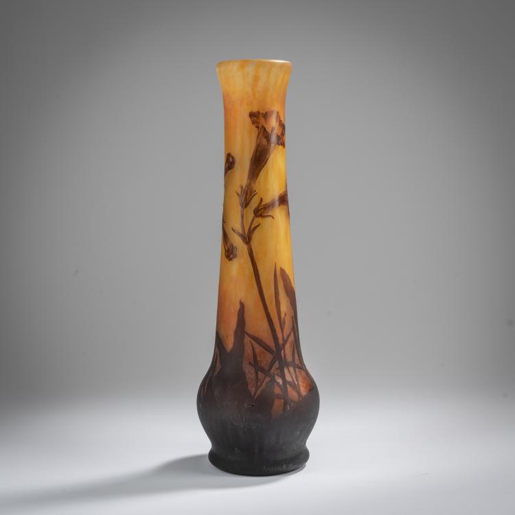 Hauptbild zu Objekt, Vase 'Bignones', um 1912, Daum Fr&egrave;res, Nancy, 165B 135