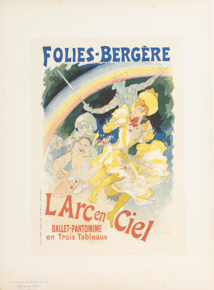 Bild 2 zu Objekt, 4 theater posters and 1 advertising poster, 1895-1898, Jules Ch&eacute;ret, 165C 464