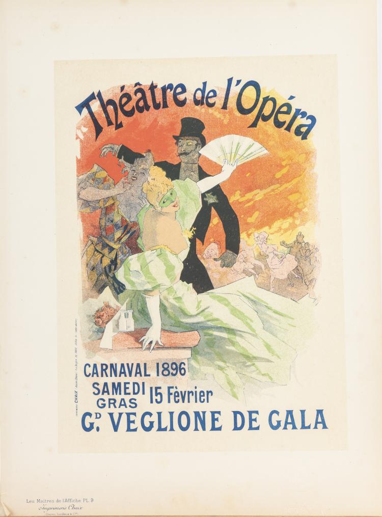 Bild 4 zu Objekt, 4 theater posters and 1 advertising poster, 1895-1898, Jules Ch&eacute;ret, 165C 464