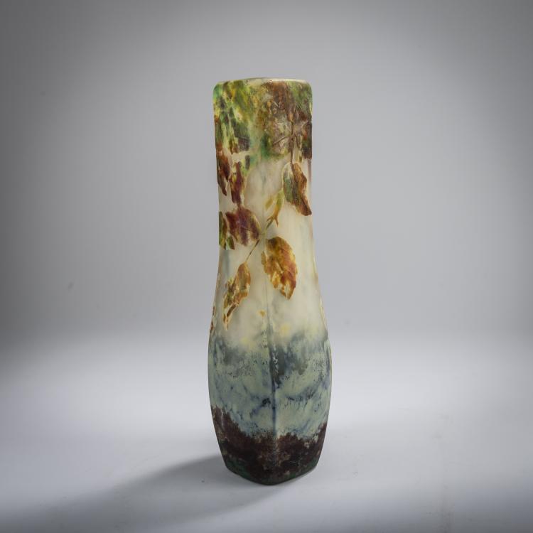 Bild 3 zu Objekt, Vase 'Feuilles en Automne, p&acirc;te grise', um 1910, Daum Fr&egrave;res, Nancy, 165B 126