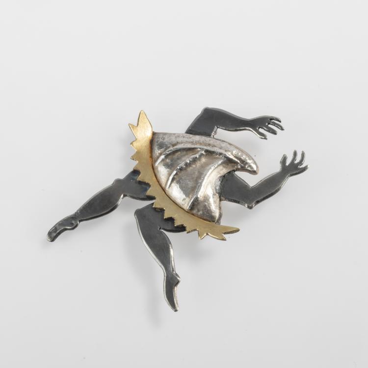Bild 2 zu Objekt, 'Tanzende Makrone' brooch, 1990s, Sybille Wild, 166C 427