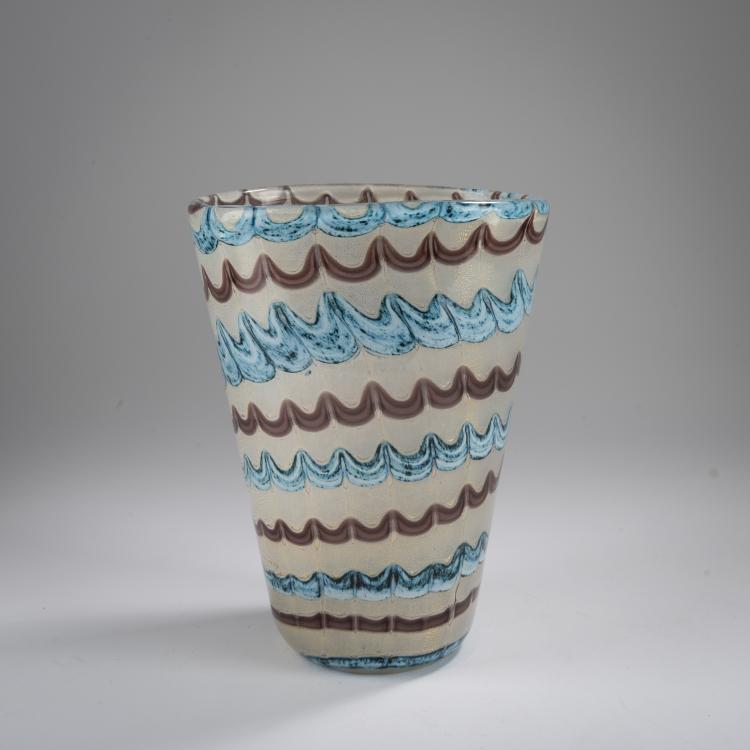 Hauptbild zu Objekt, 'Pezzo unico di prova' vase, 1955-60, Ercole Barovier, Barovier & Toso, Murano, 167C 716