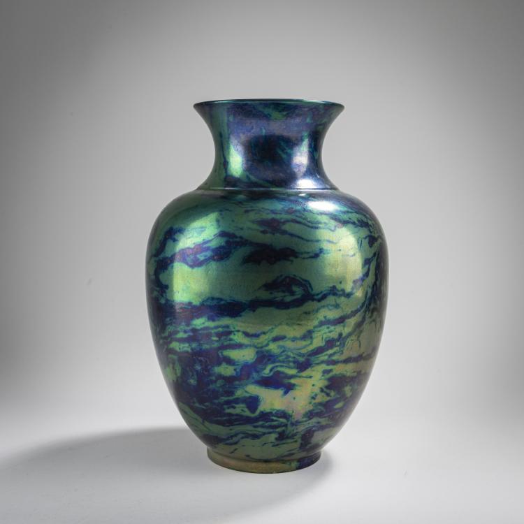 Hauptbild zu Objekt, Vase, 1898-1900, Zsolnay, Pecs, 165C 443