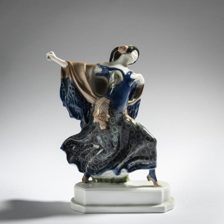Hauptbild zu Objekt, 'Spanish Dancer', 1910, Ferdinand Liebermann, Rosenthal, Selb, 165D 565