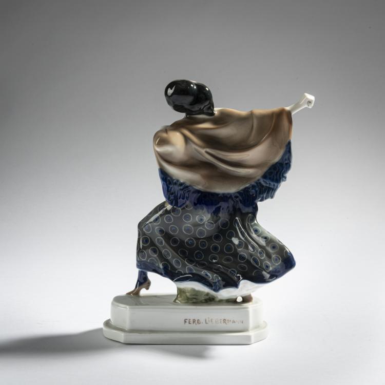 Bild 3 zu Objekt, 'Spanish Dancer', 1910, Ferdinand Liebermann, Rosenthal, Selb, 165D 565