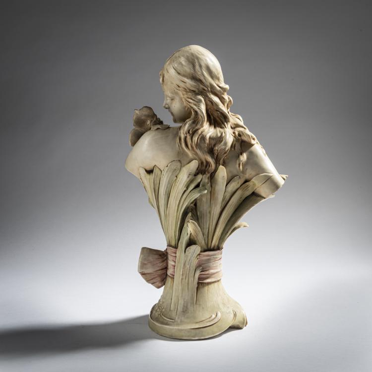 Bild 4 zu Objekt, M&auml;dchenb&uuml;ste, um 1899, Anton Nelson, Amphora-Werke Riessner, Stellmacher & Kessel, Turn-Teplitz, 165D 479